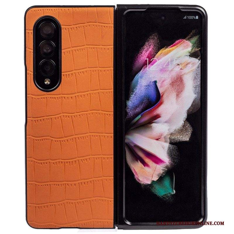 Cover Samsung Galaxy Z Fold 4 Coccodrillo Goffrato