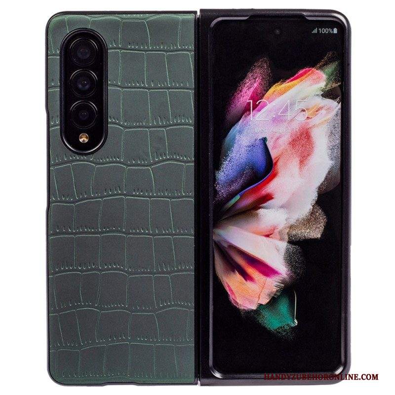 Cover Samsung Galaxy Z Fold 4 Coccodrillo Goffrato