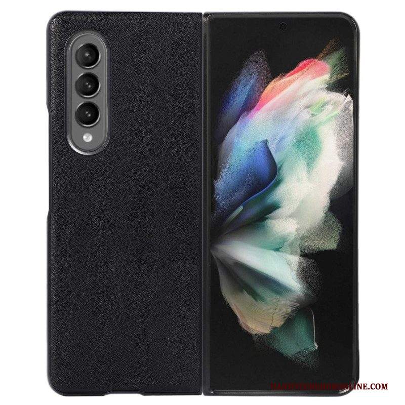 Cover Samsung Galaxy Z Fold 4 Ecopelle Bicolore Testurizzata