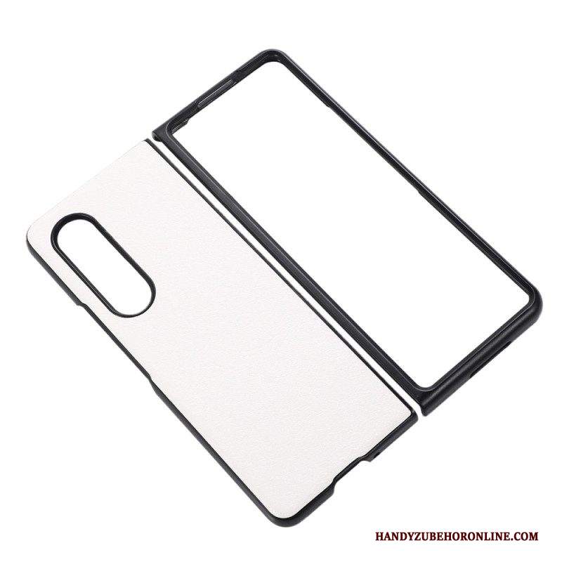 Cover Samsung Galaxy Z Fold 4 Ecopelle Bicolore Testurizzata