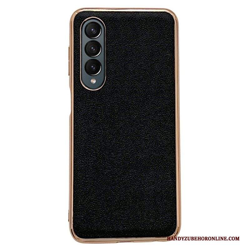 Cover Samsung Galaxy Z Fold 4 Finta Pelle Di Vitello