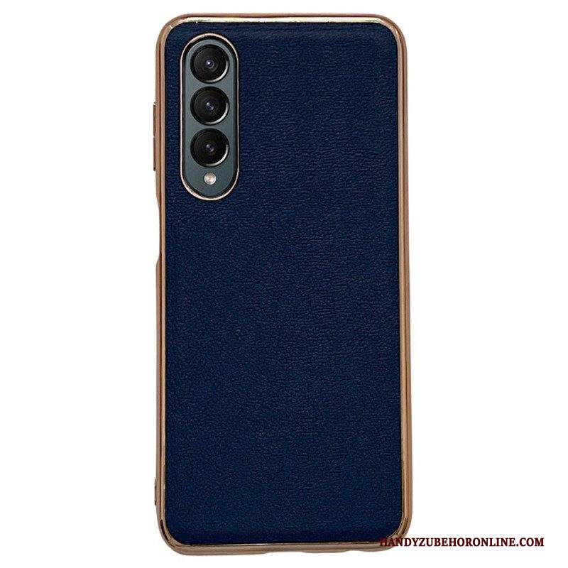 Cover Samsung Galaxy Z Fold 4 Finta Pelle Di Vitello