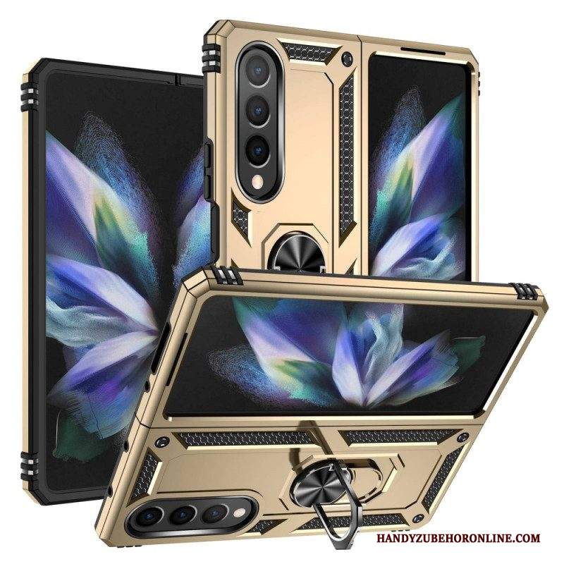 Cover Samsung Galaxy Z Fold 4 Grado Militare Con Anello