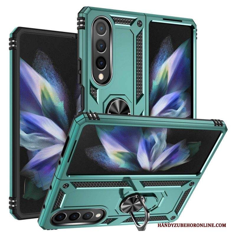 Cover Samsung Galaxy Z Fold 4 Grado Militare Con Anello