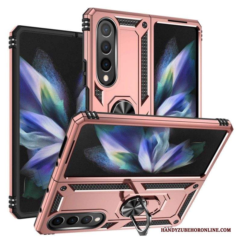 Cover Samsung Galaxy Z Fold 4 Grado Militare Con Anello