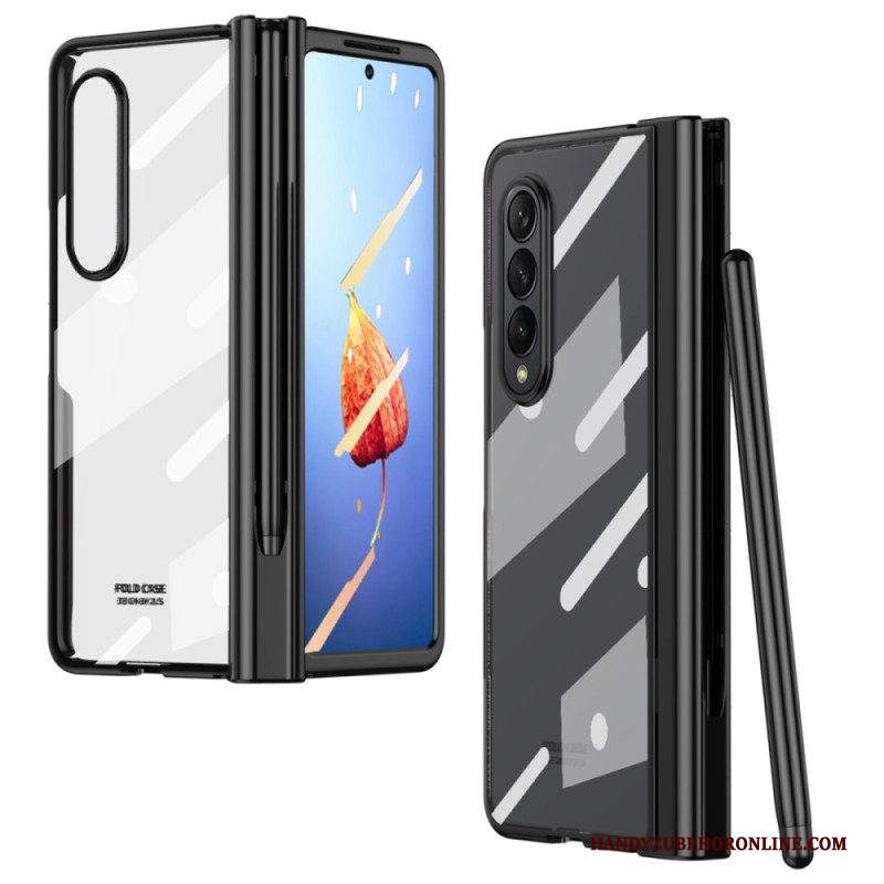 Cover Samsung Galaxy Z Fold 4 Guscio Smerigliato Con Stilo