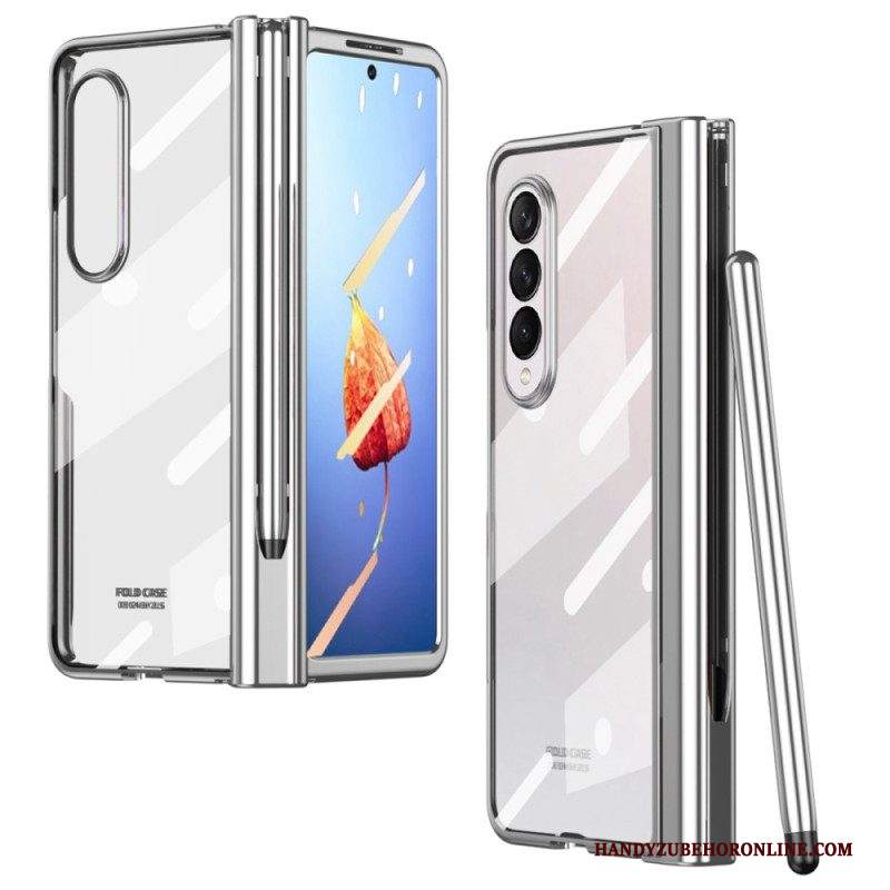 Cover Samsung Galaxy Z Fold 4 Guscio Smerigliato Con Stilo