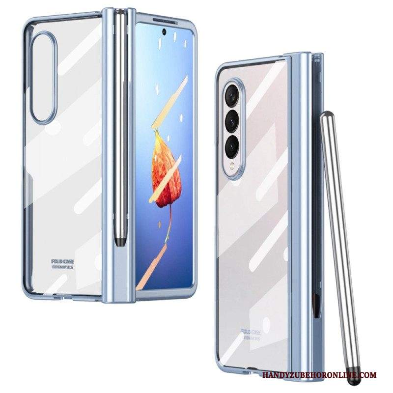 Cover Samsung Galaxy Z Fold 4 Guscio Smerigliato Con Stilo