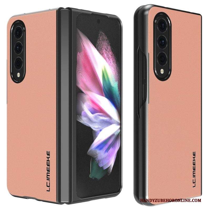 Cover Samsung Galaxy Z Fold 4 Lc. Imeeke Morbida Ecopelle