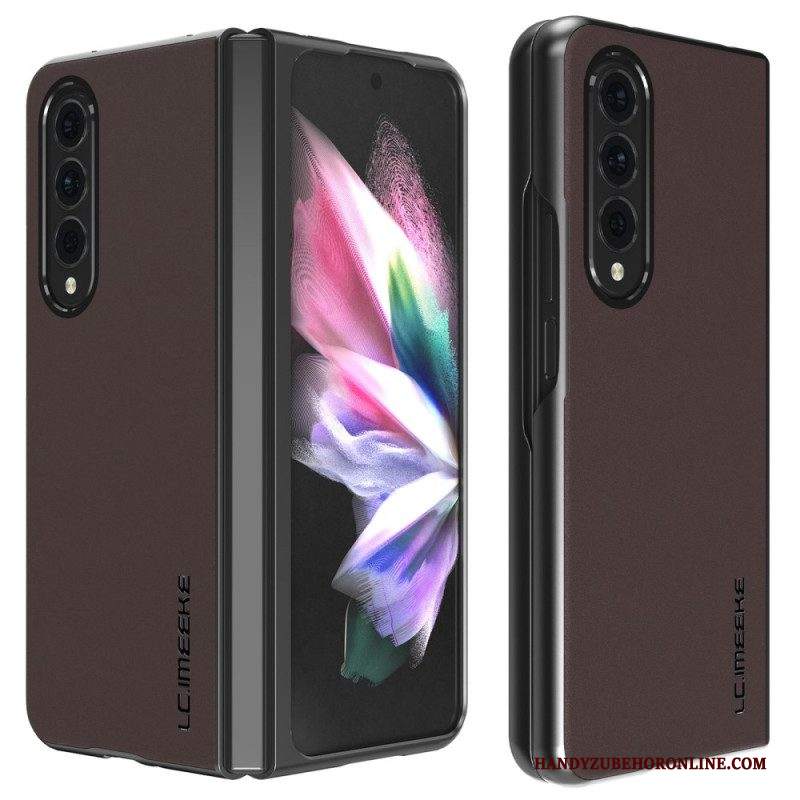 Cover Samsung Galaxy Z Fold 4 Lc. Imeeke Morbida Ecopelle