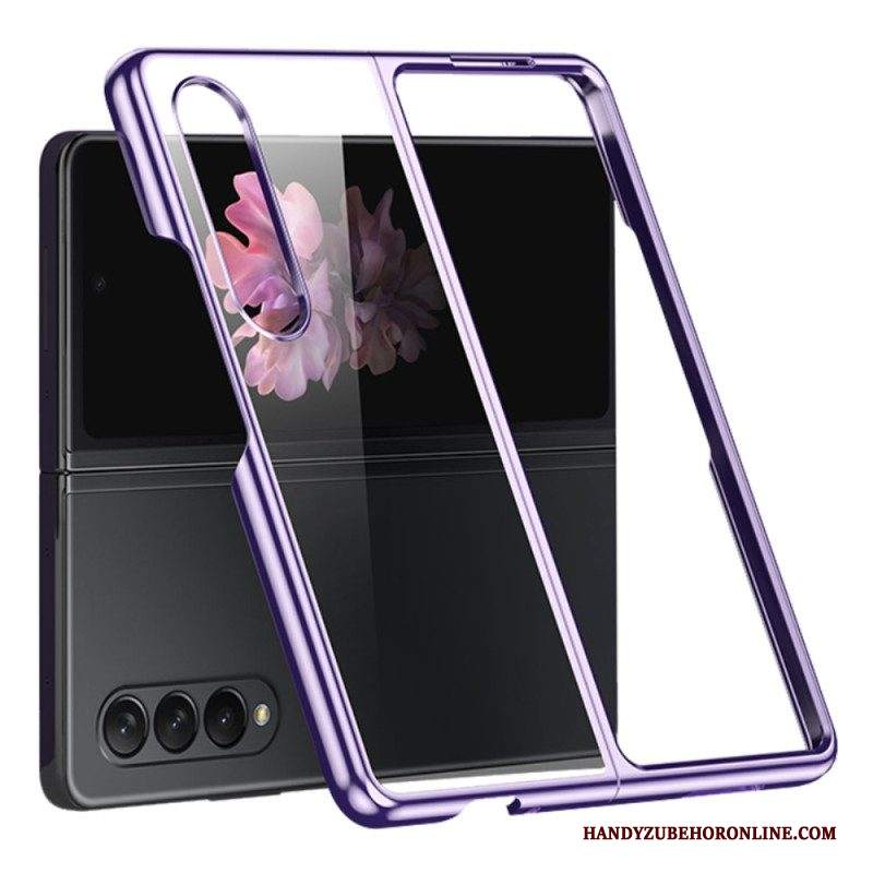 Cover Samsung Galaxy Z Fold 4 Metallico Trasparente