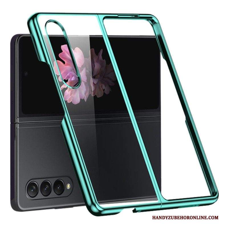 Cover Samsung Galaxy Z Fold 4 Metallico Trasparente