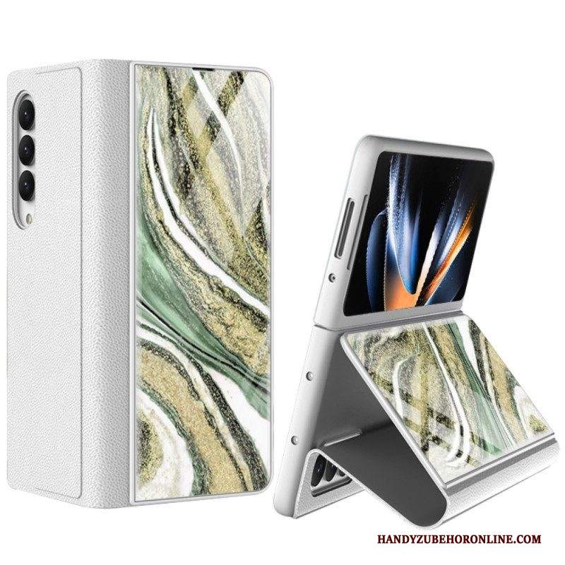 Cover Samsung Galaxy Z Fold 4 Onde Di Marmo Gkk