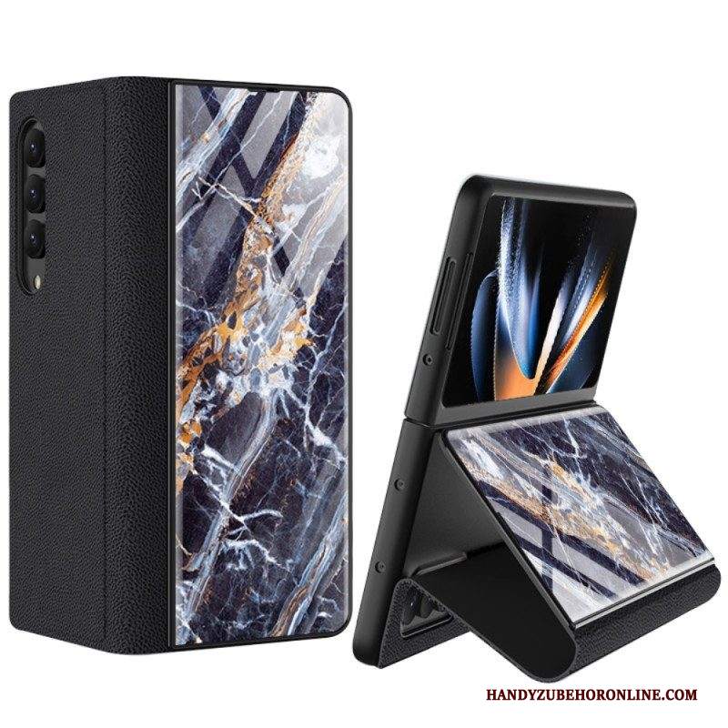 Cover Samsung Galaxy Z Fold 4 Onde Di Marmo Gkk