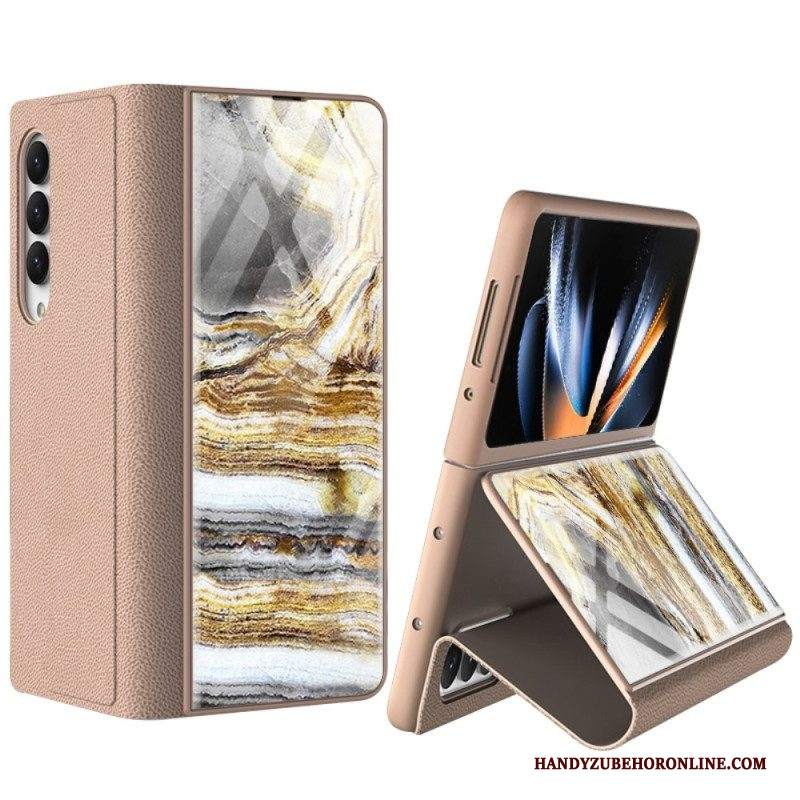 Cover Samsung Galaxy Z Fold 4 Onde Di Marmo Gkk