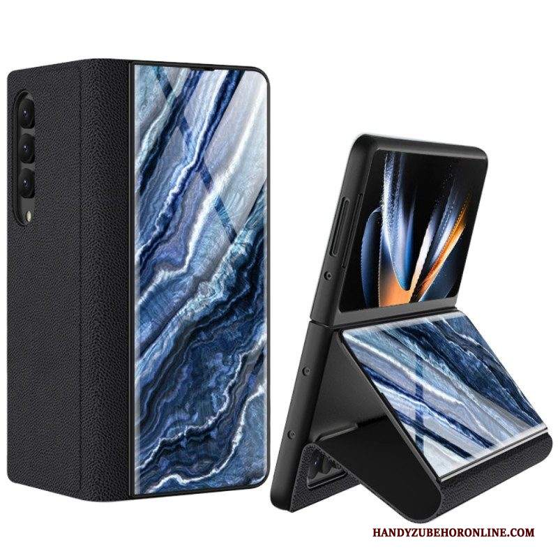 Cover Samsung Galaxy Z Fold 4 Onde Di Marmo Gkk