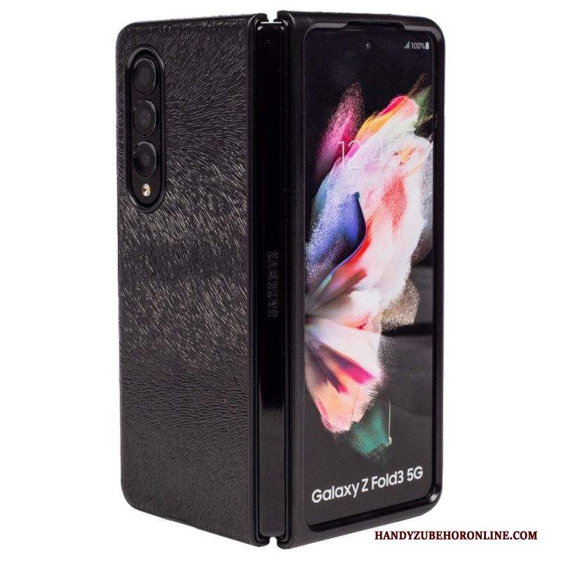 Cover Samsung Galaxy Z Fold 4 Pelliccia Goffrata