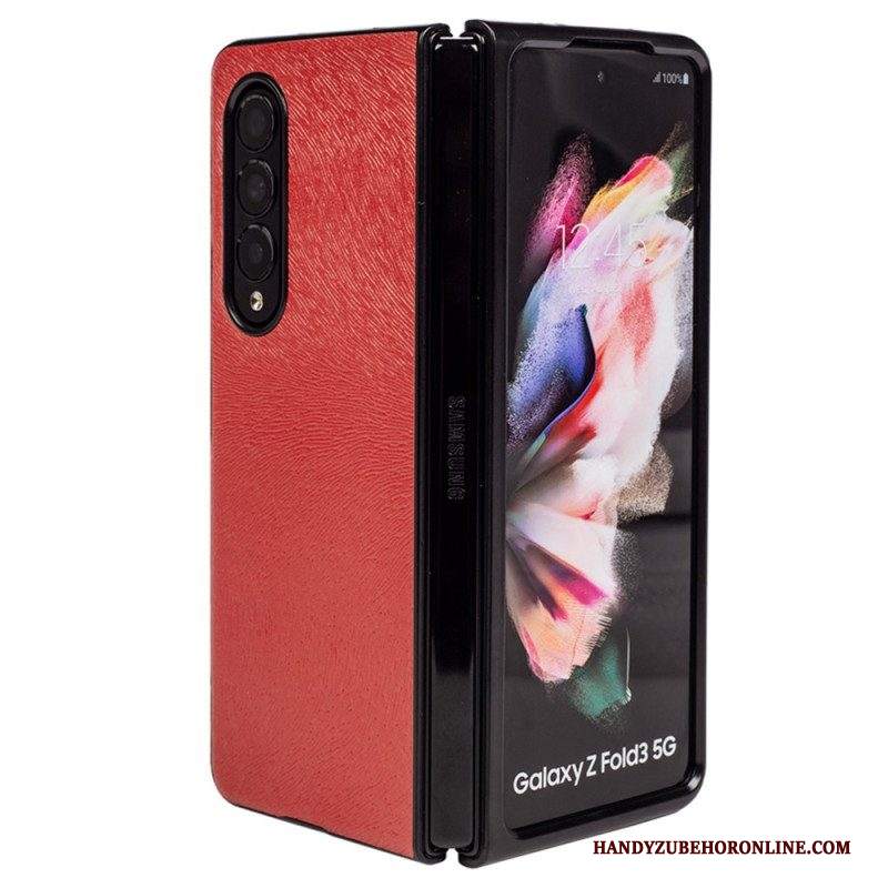 Cover Samsung Galaxy Z Fold 4 Pelliccia Goffrata