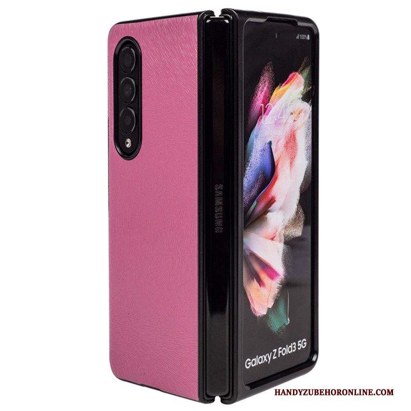 Cover Samsung Galaxy Z Fold 4 Pelliccia Goffrata