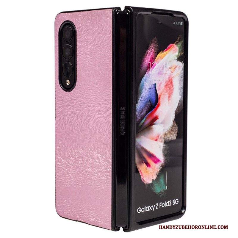 Cover Samsung Galaxy Z Fold 4 Pelliccia Goffrata