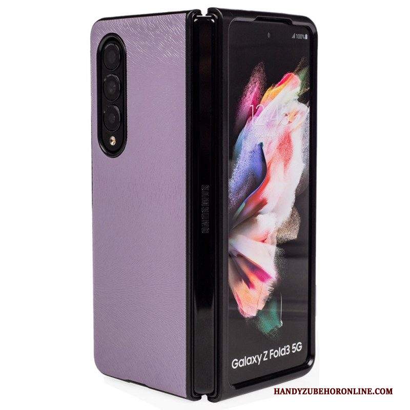 Cover Samsung Galaxy Z Fold 4 Pelliccia Goffrata