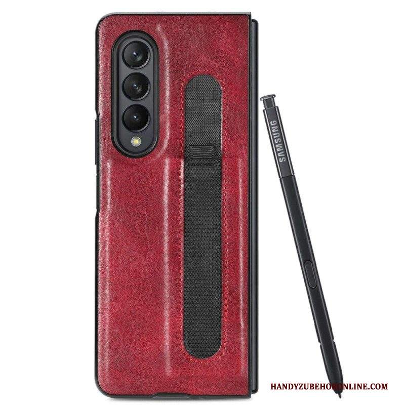 Cover Samsung Galaxy Z Fold 4 Stilo In Ecopelle