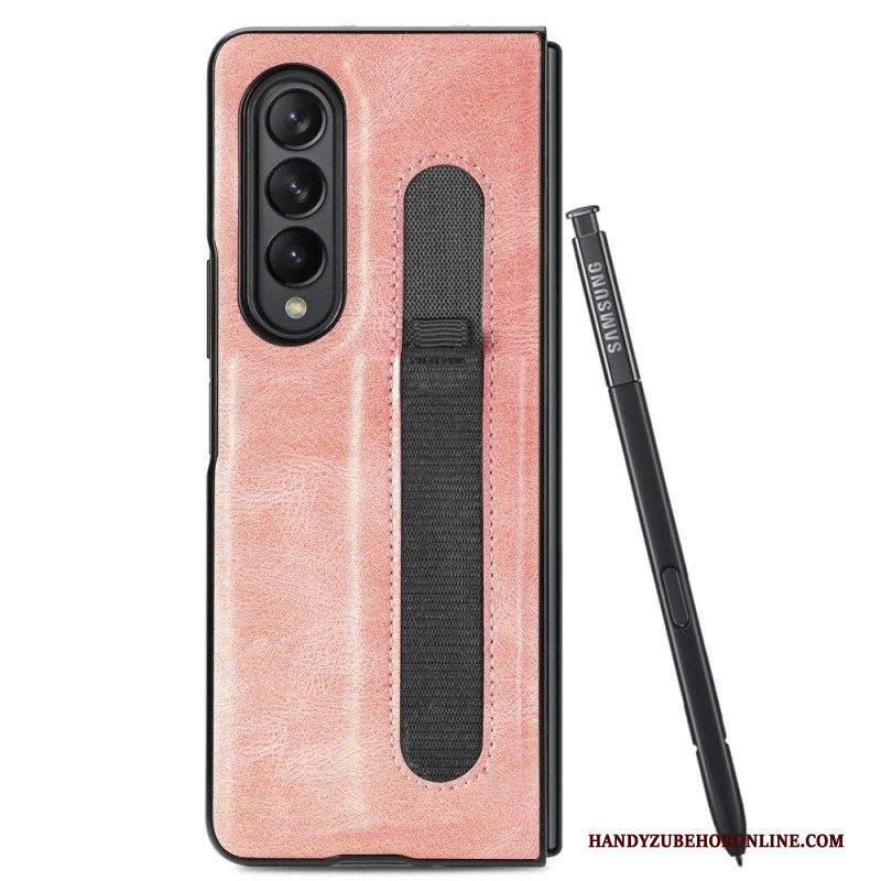 Cover Samsung Galaxy Z Fold 4 Stilo In Ecopelle