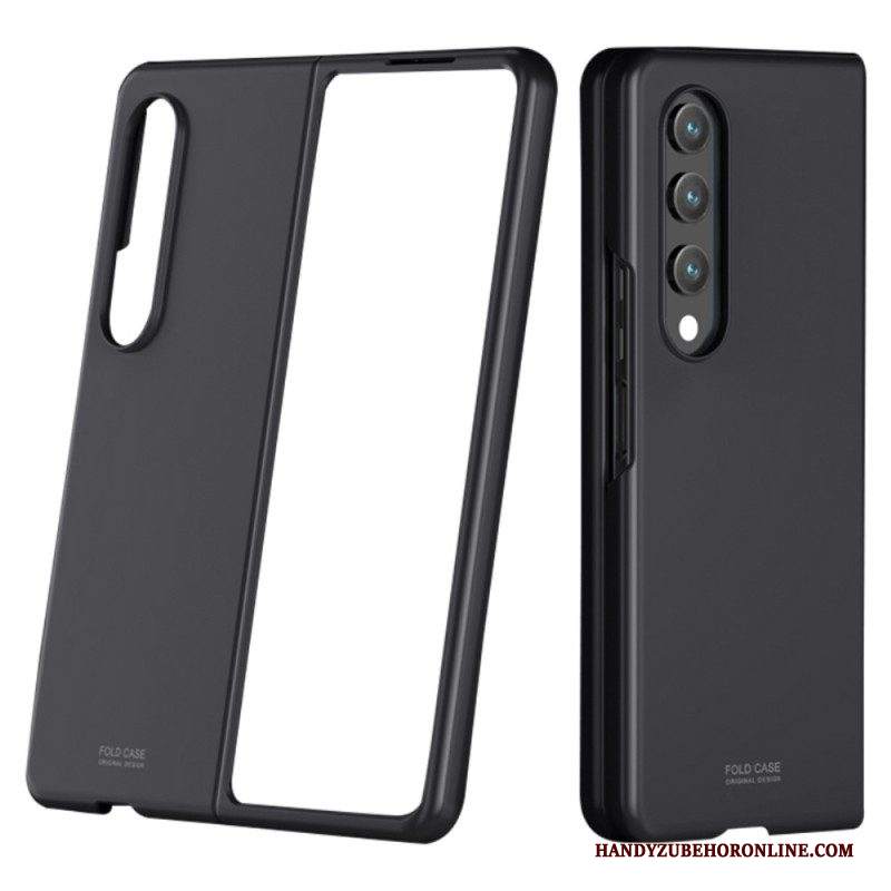 Cover Samsung Galaxy Z Fold 4 Tocco Di Pelle Ultra Sottile