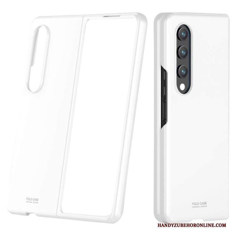 Cover Samsung Galaxy Z Fold 4 Tocco Di Pelle Ultra Sottile