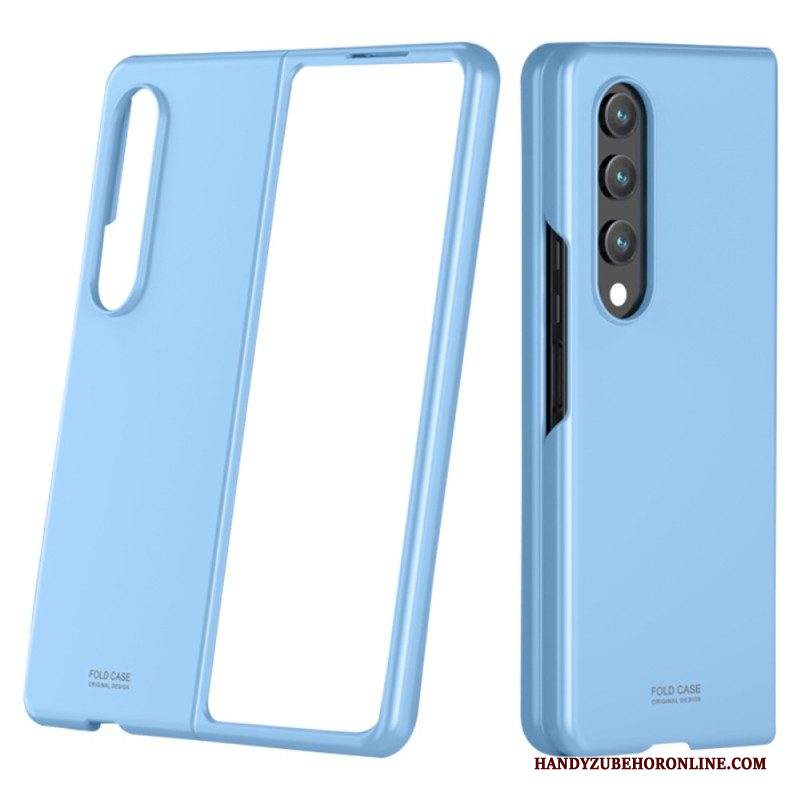 Cover Samsung Galaxy Z Fold 4 Tocco Di Pelle Ultra Sottile