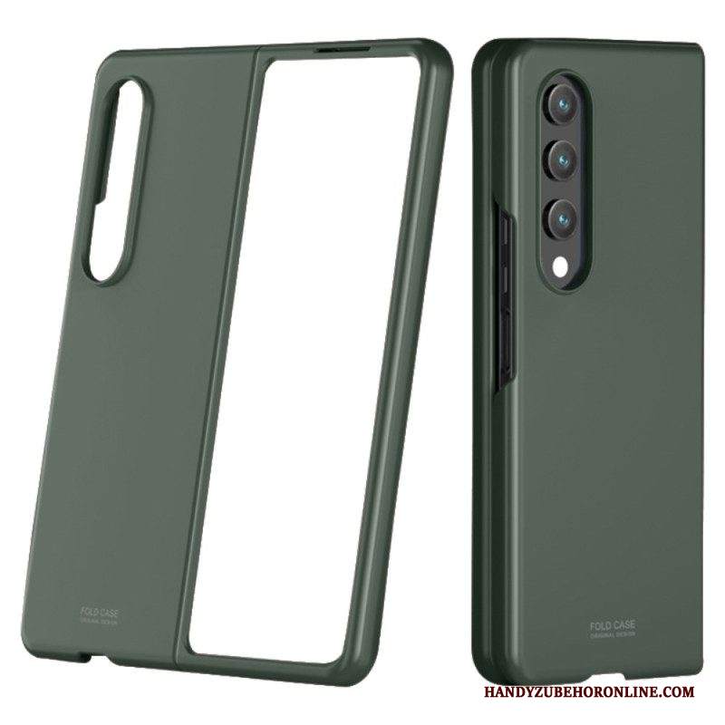 Cover Samsung Galaxy Z Fold 4 Tocco Di Pelle Ultra Sottile