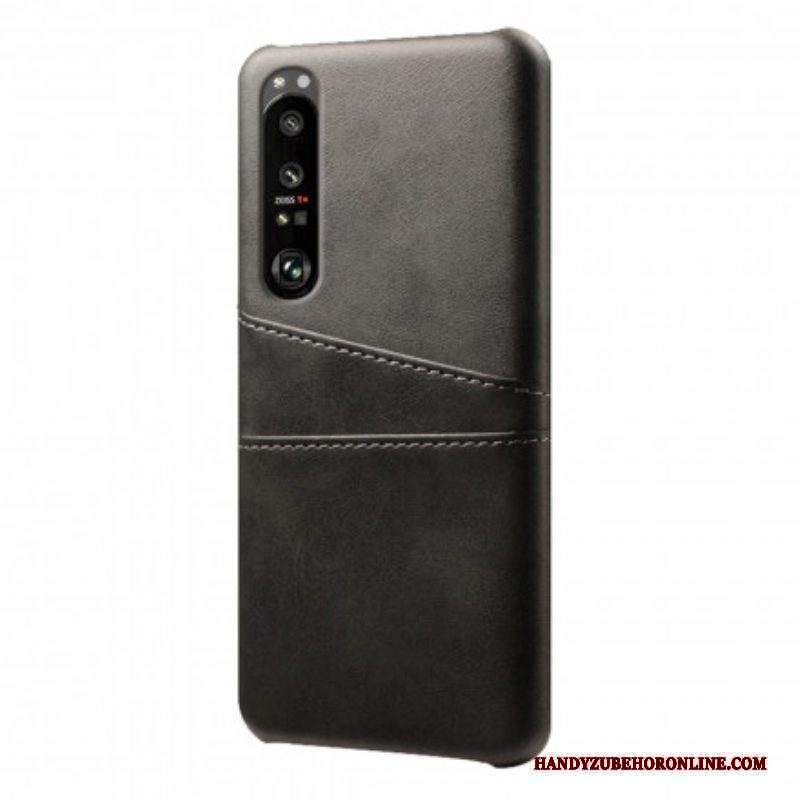 Cover Sony Xperia 1 III Titolare Della Carta Ksq