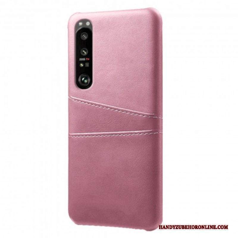 Cover Sony Xperia 1 III Titolare Della Carta Ksq