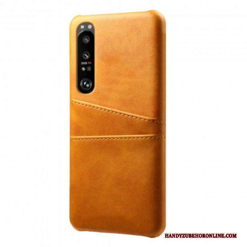 Cover Sony Xperia 1 III Titolare Della Carta Ksq