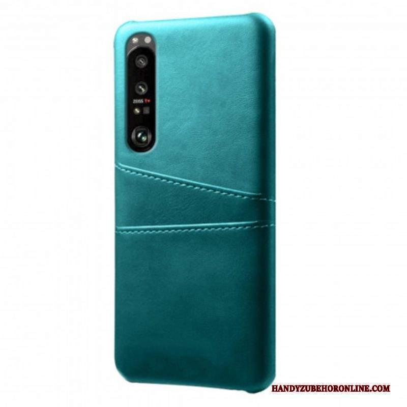 Cover Sony Xperia 1 III Titolare Della Carta Ksq