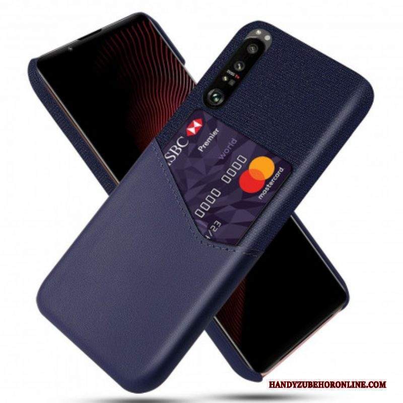 Cover Sony Xperia 1 III Titolare Della Carta Ksq