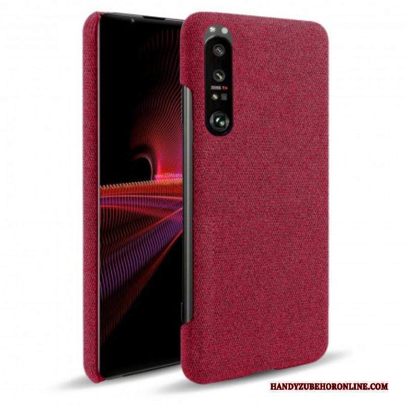 Cover Sony Xperia 1 III Trama Tessuto Ksq