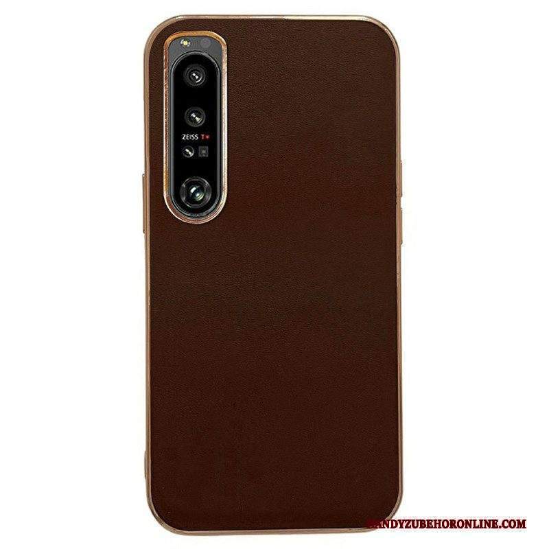 Cover Sony Xperia 1 IV Colore Vera Pelle