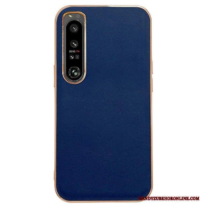 Cover Sony Xperia 1 IV Colore Vera Pelle