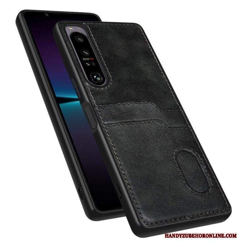 Cover Sony Xperia 1 IV Doppio Titolare Della Carta