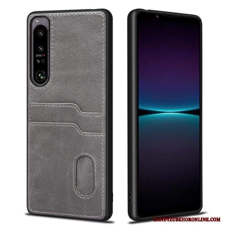 Cover Sony Xperia 1 IV Doppio Titolare Della Carta