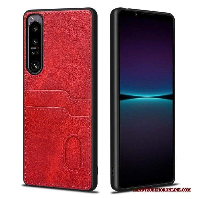 Cover Sony Xperia 1 IV Doppio Titolare Della Carta