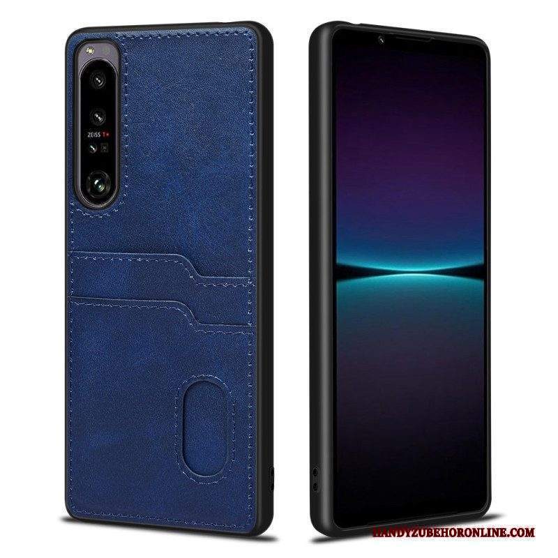 Cover Sony Xperia 1 IV Doppio Titolare Della Carta