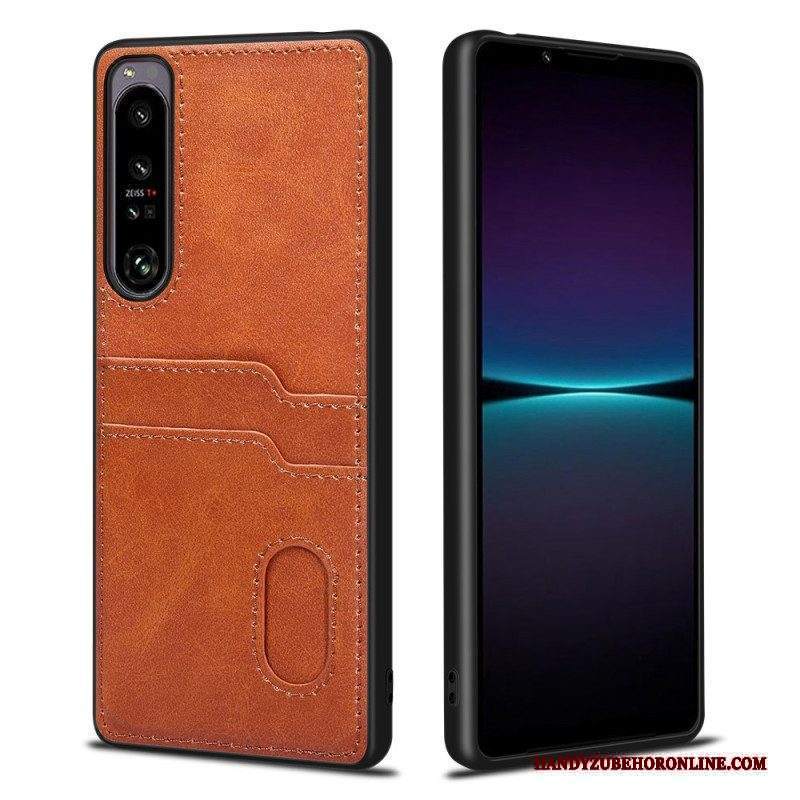 Cover Sony Xperia 1 IV Doppio Titolare Della Carta