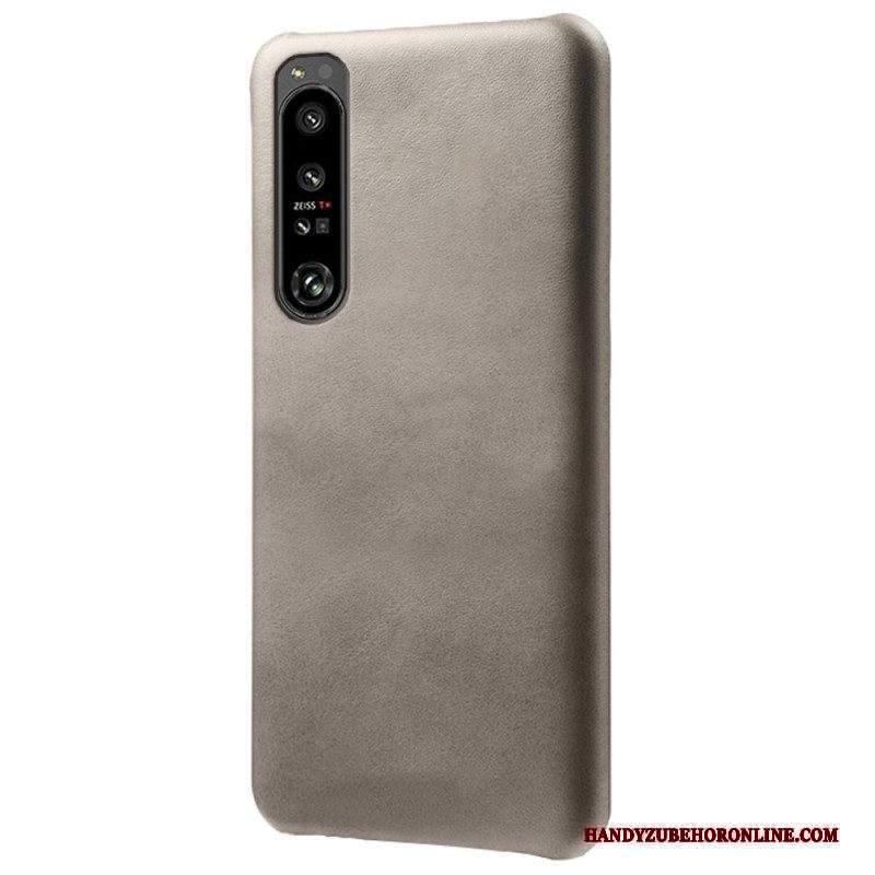 Cover Sony Xperia 1 IV Effetto Pelle