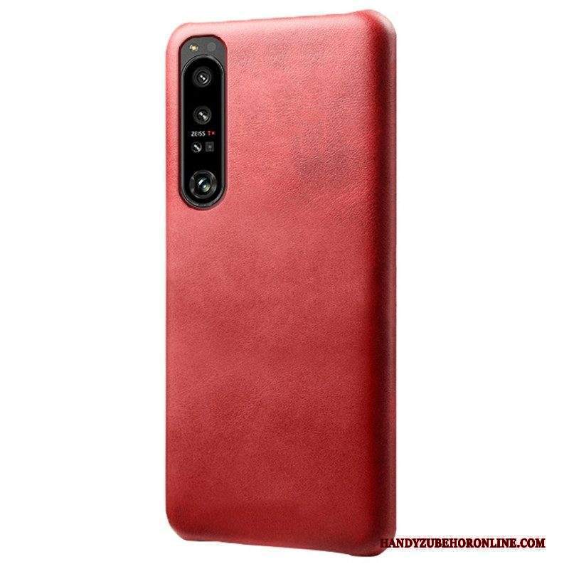 Cover Sony Xperia 1 IV Effetto Pelle