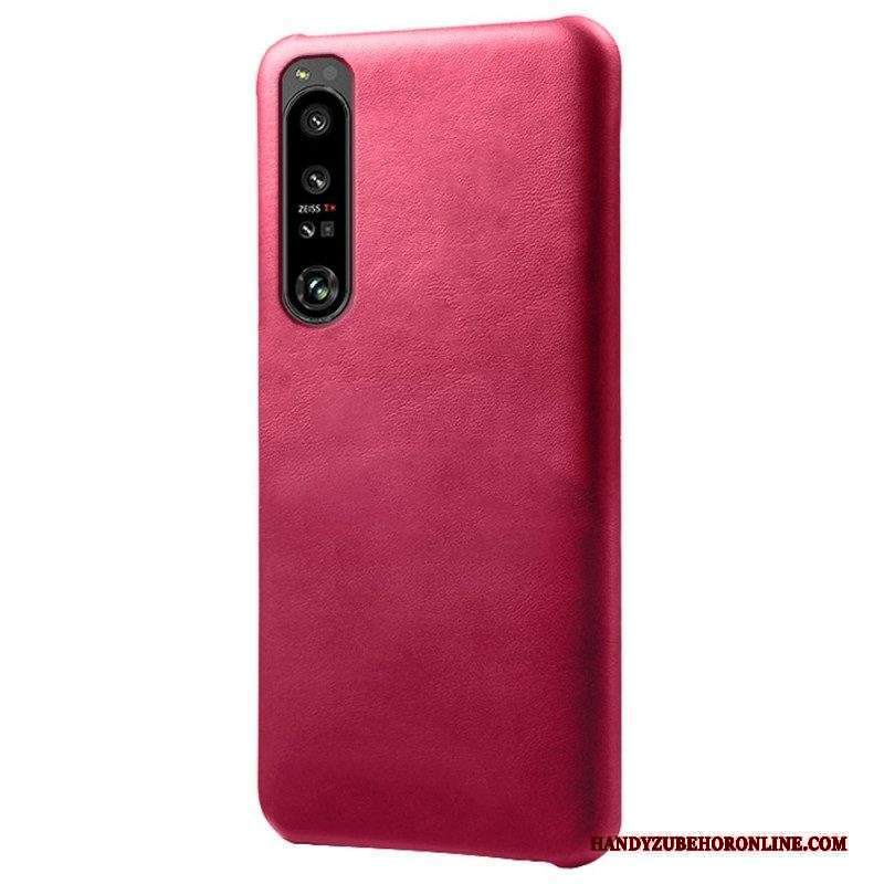 Cover Sony Xperia 1 IV Effetto Pelle