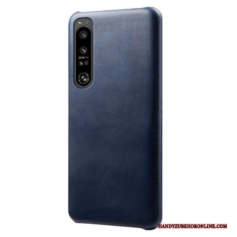 Cover Sony Xperia 1 IV Effetto Pelle