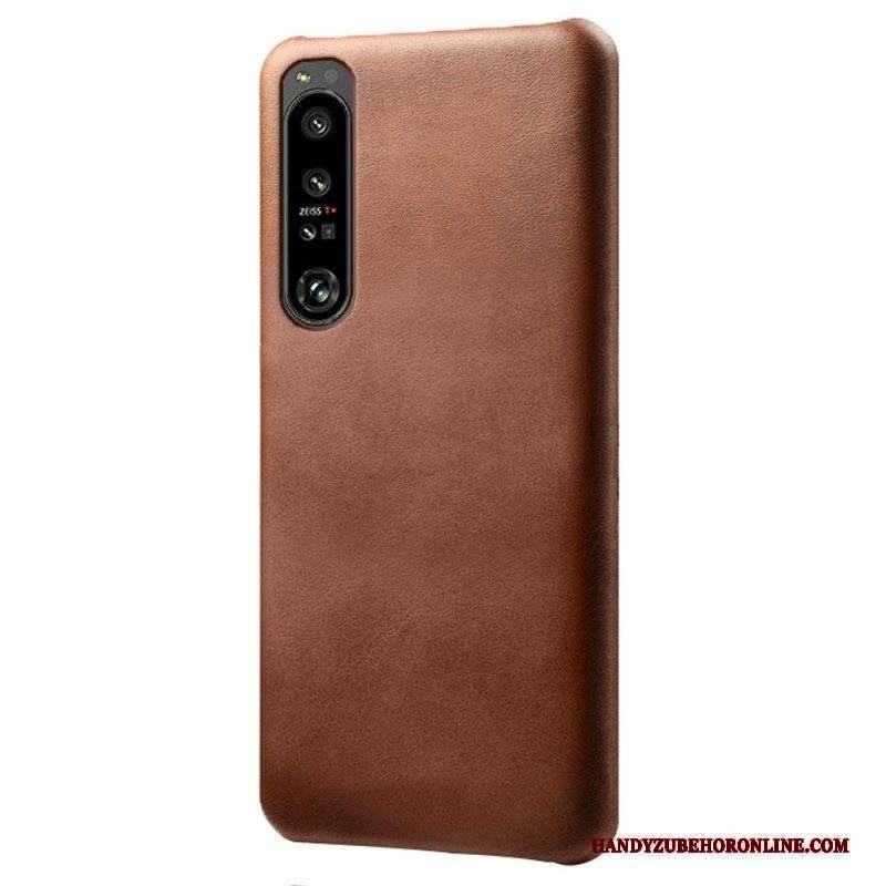 Cover Sony Xperia 1 IV Effetto Pelle