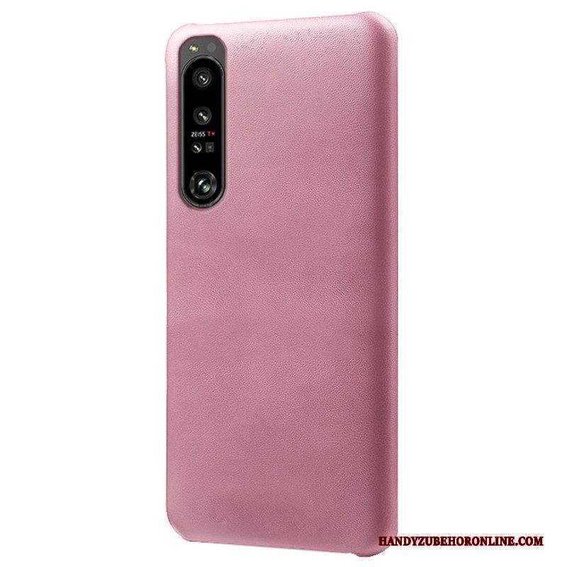 Cover Sony Xperia 1 IV Effetto Pelle